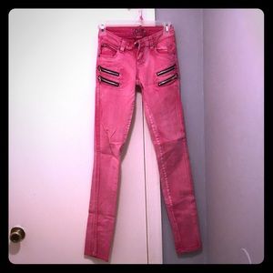 Tripp NYC hot pink skinny jeans